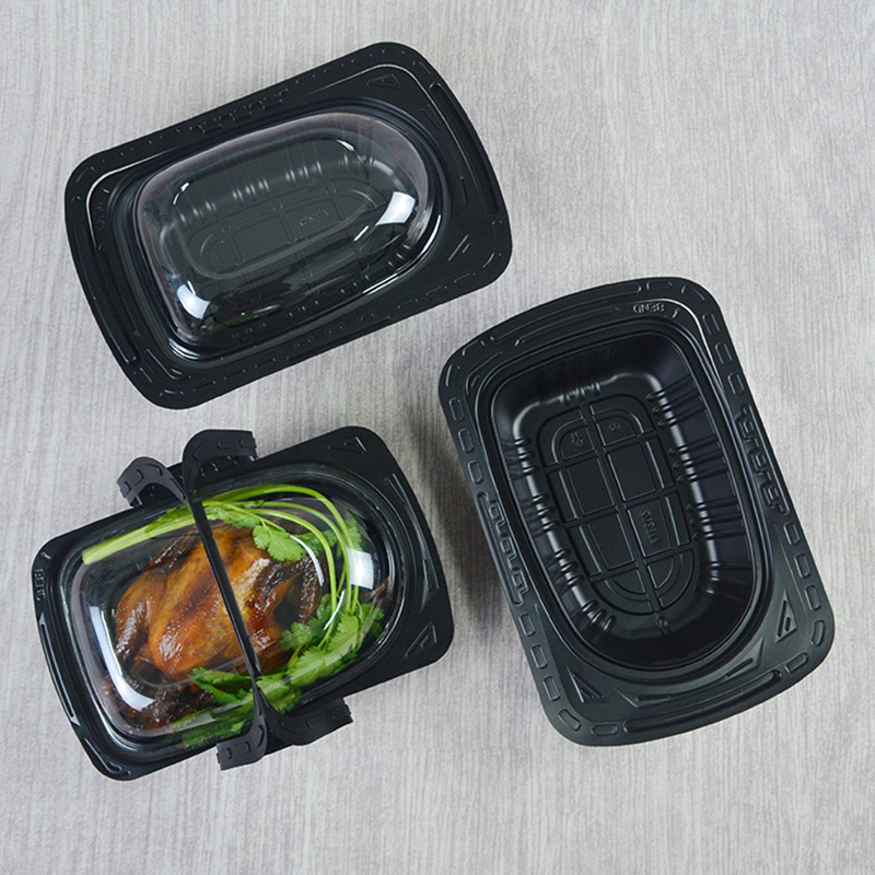 Wl A003c Manluen Rotisserie Chicken Container