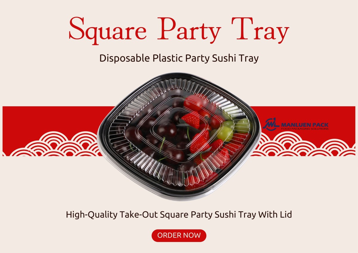 Wl C020 Manluen Party Trays Plastic