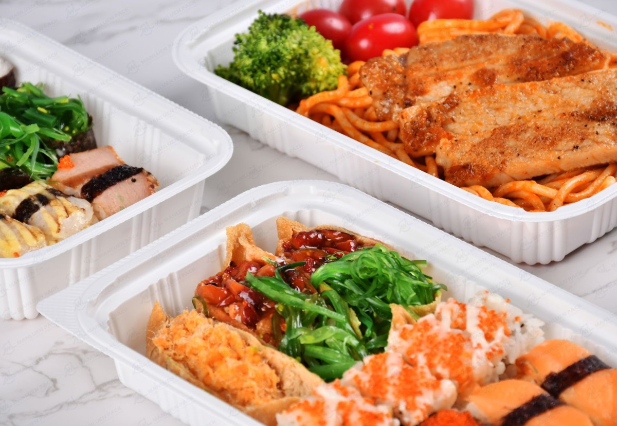 25.12.5 Manluen Disposable Bento Box Withlid