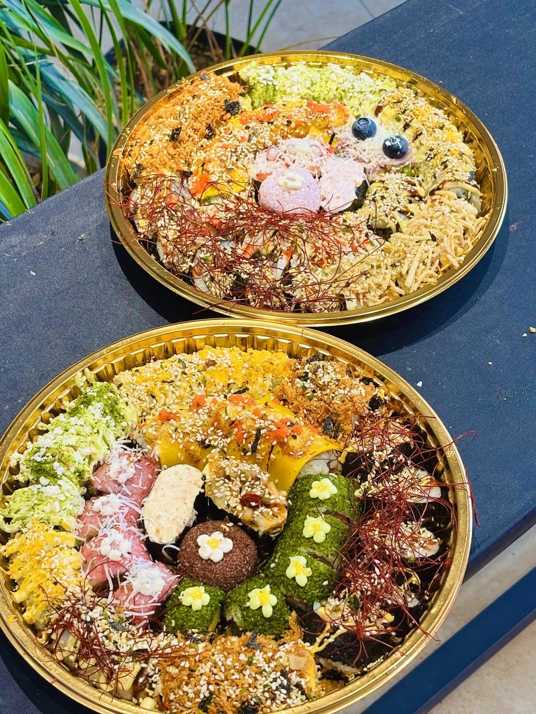 Chic Disposable Plastic Sushi Rounds Party Trays for Every Gathering 2 Wl 53 Manluen Sushi Party Trays