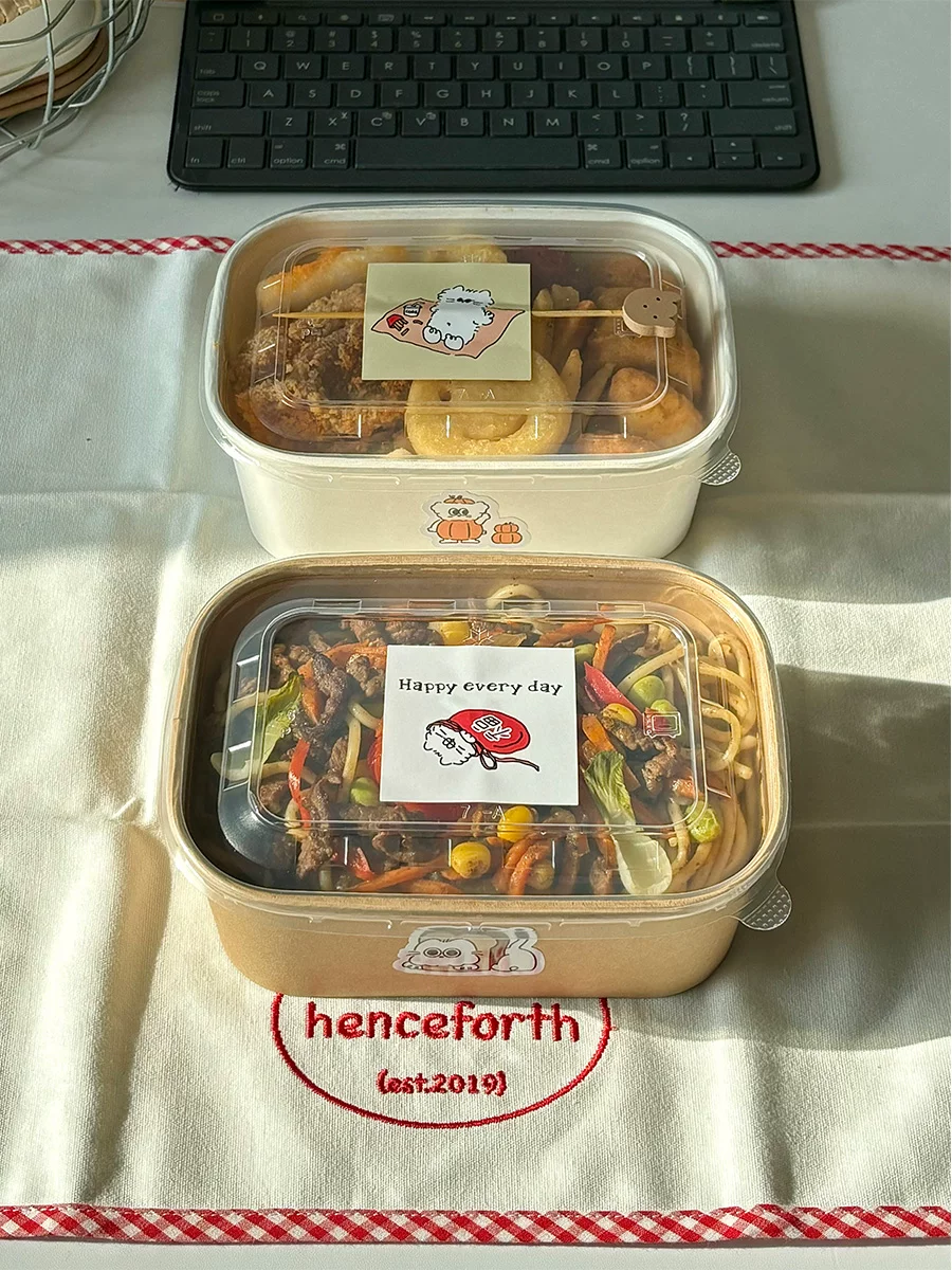 Kraft Paper Box Packaging The Ultimate Solution for Sustainable Food Containers 1 Wl 650cc Manluen Container Kraft