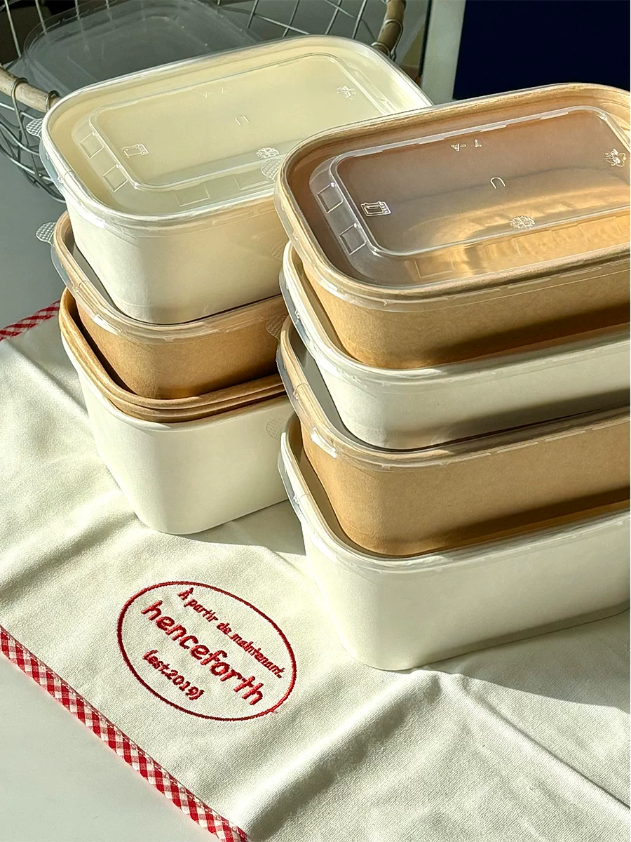 Kraft Paper Box Packaging The Ultimate Solution for Sustainable Food Containers 2 Wl 650cc Manluen Kraft Containers