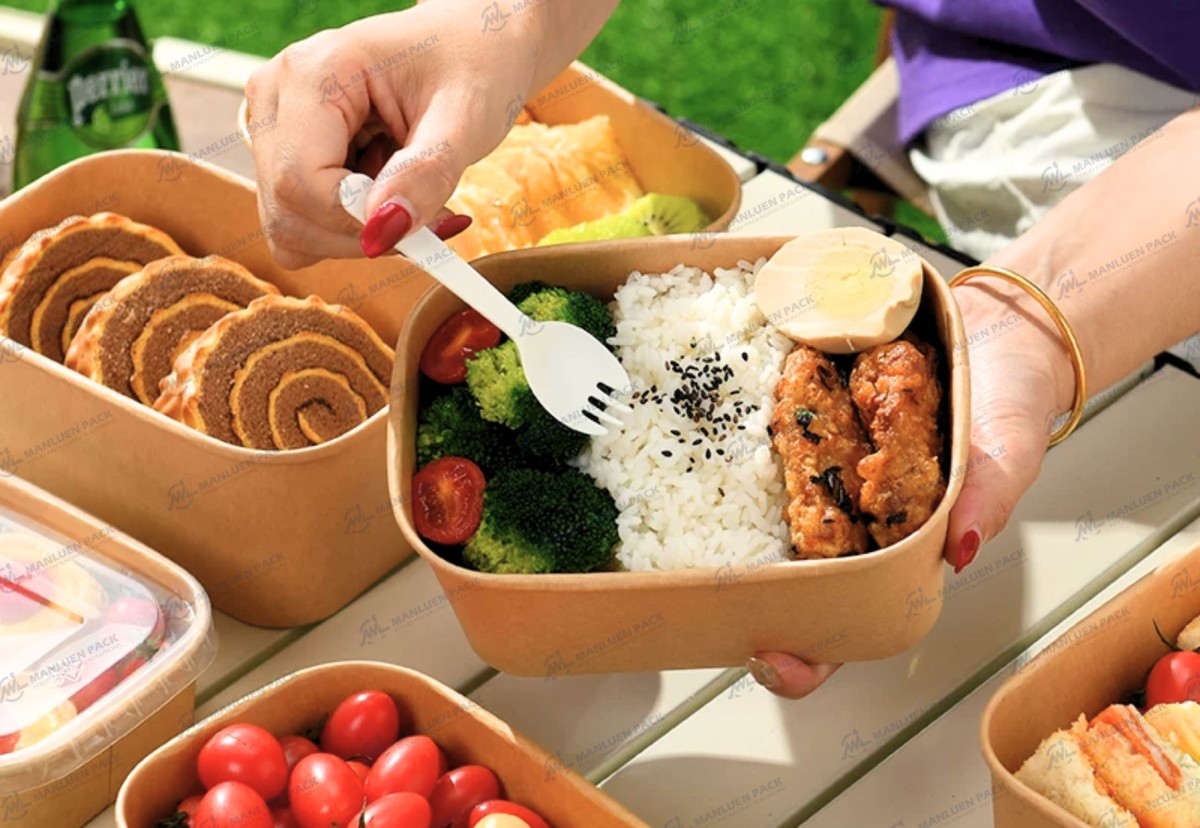 Wl 650cc Manluen Wholesale Kraft Paper Boxes