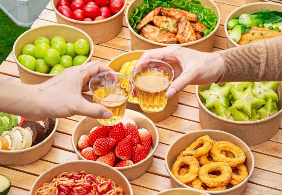 The Ultimate Solution for Sustainable Kraft Brown Paper Boxes Food Packaging 1 Wl K1300 Manluen Kraft Brown Paper Box