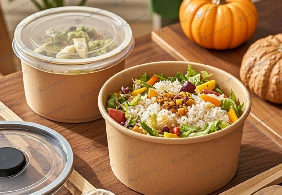 Safe Materials Kraft Paper Boxes Wholesale for Profitable Food Packaging 1 Wl K1300 Manluen Kraft Paper Boxes Wholesale