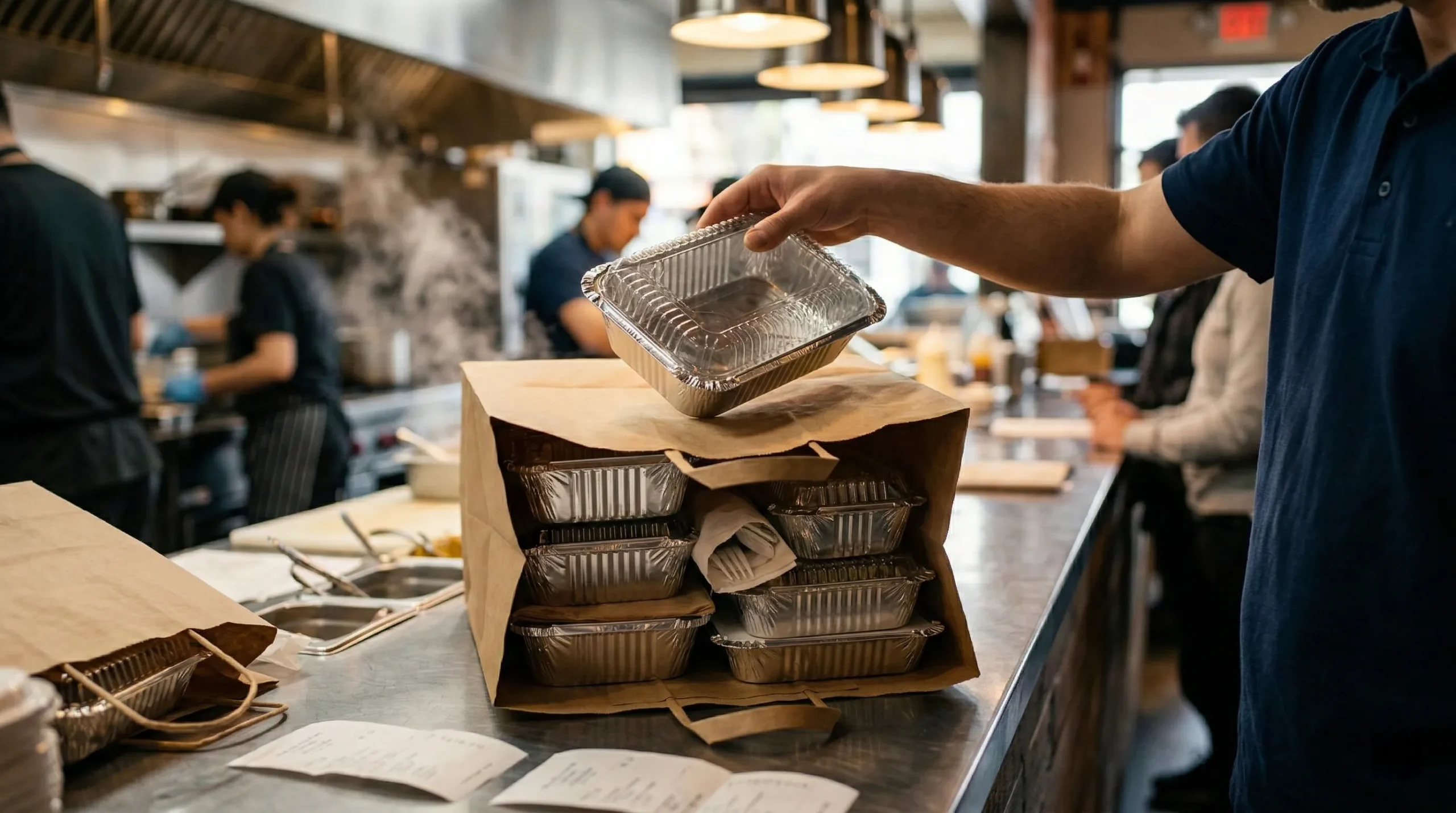 Manluen Launches High-Quality Aluminum Foil Containers for Food Service 3 Aluminum foil containers for restaurant takeout and delivery