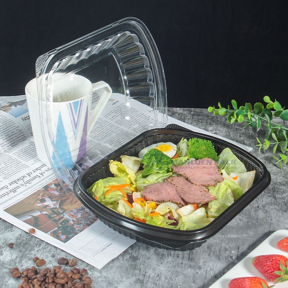 1c Open One Compartment Salad Tray