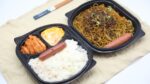 3c Three Compartment And Noodle Trays Meal Scene