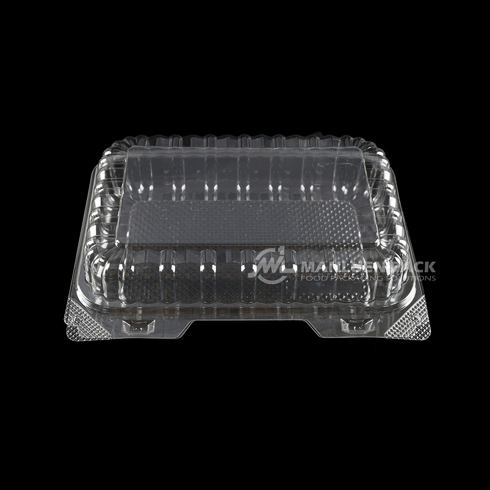 Cm 003 Manluen Clear Hinged Plastic Containers