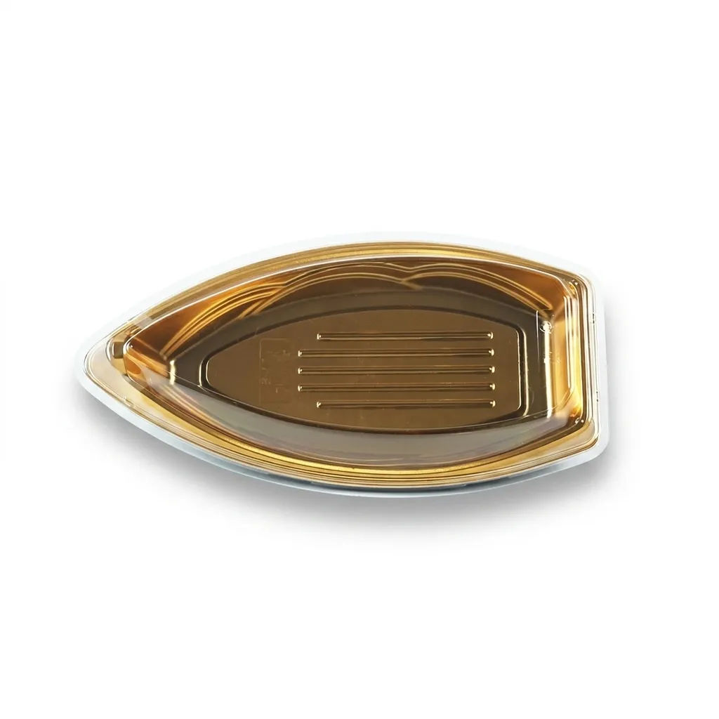 Wl B17 Manluen Gold Sushi Tray