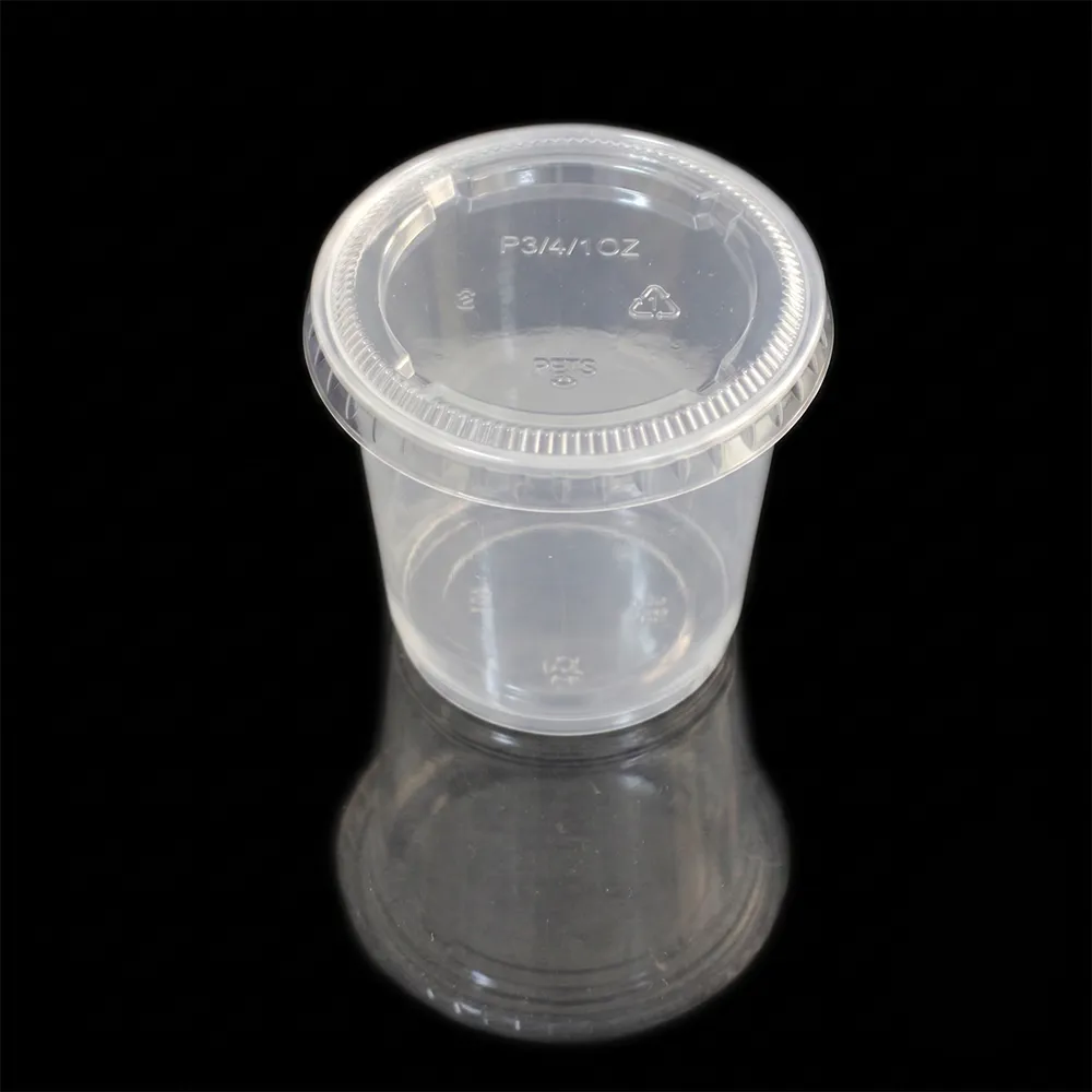 Wl 4 Oz Manluen Plastic Sauce Cup