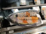 Manluen Pack boat shape sushi tray custom size retail case display showing customizable packaging formats