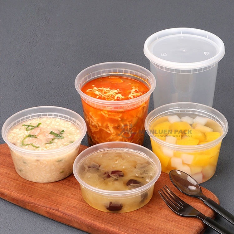 C-12 clear 12 oz deli containers with lids for wholesale food service