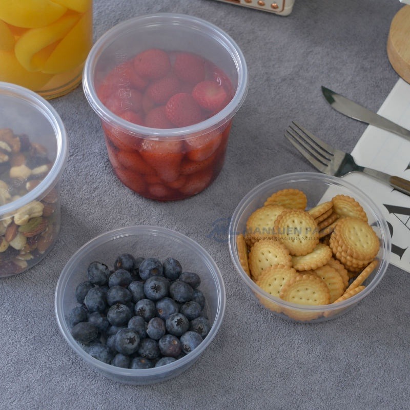 Clear Deli Cups Fruit Storage Lifestyle