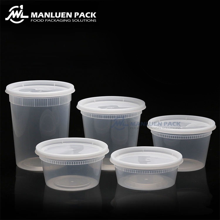 Clear Deli Cups Product Range