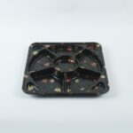 Ks65 Black Sakura Empty Sushi Tray