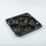 Ks65 Black Sakura Food Tray Side View