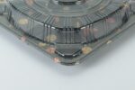 Ks65 Black Sakura Tray Clear Dome Cover