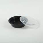 L 2024 Black Wide Bottom Bowl With Lid Z15a4779