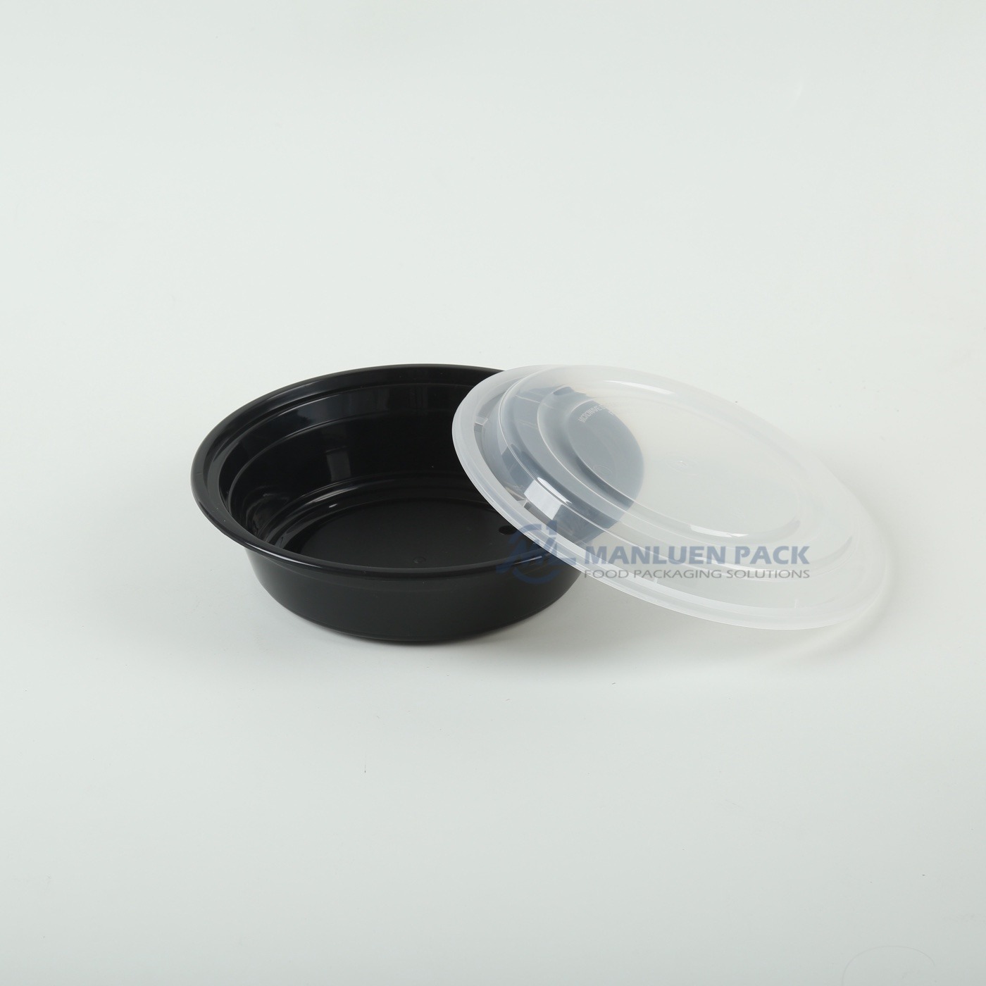 L 2024 Black Wide Bottom Bowl With Lid Z15a4779