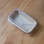WL-1100 covered kraft paper sushi tray angled view