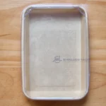 WL-1105 covered kraft paper sushi tray centered view