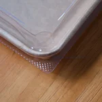 WL-1107 covered kraft paper sushi tray straight-on view