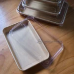 WL-1107 stacked packaging with open kraft tray