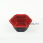 Wl 6850 Red Black Hexagonal Bowl Product View Z15a3839 1