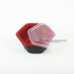 Wl 6850 Red Black Hexagonal Bowl Product View Z15a3840 1