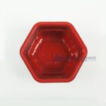 Wl 6850 Red Black Hexagonal Bowl Product View Z15a3855