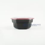Wl 6850 Red Black Hexagonal Bowl Product View Z15a3858