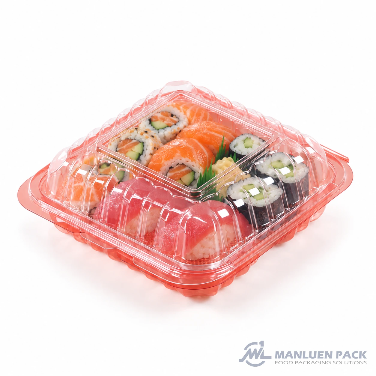 Wl P883 Red Assorted Sushi Closed 45 Degree