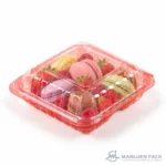 Wl P883 Transparent Red Macarons Berries Closed 45 Degree