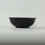 Yn 50 Black Round Takeaway Bowl Closed Side View