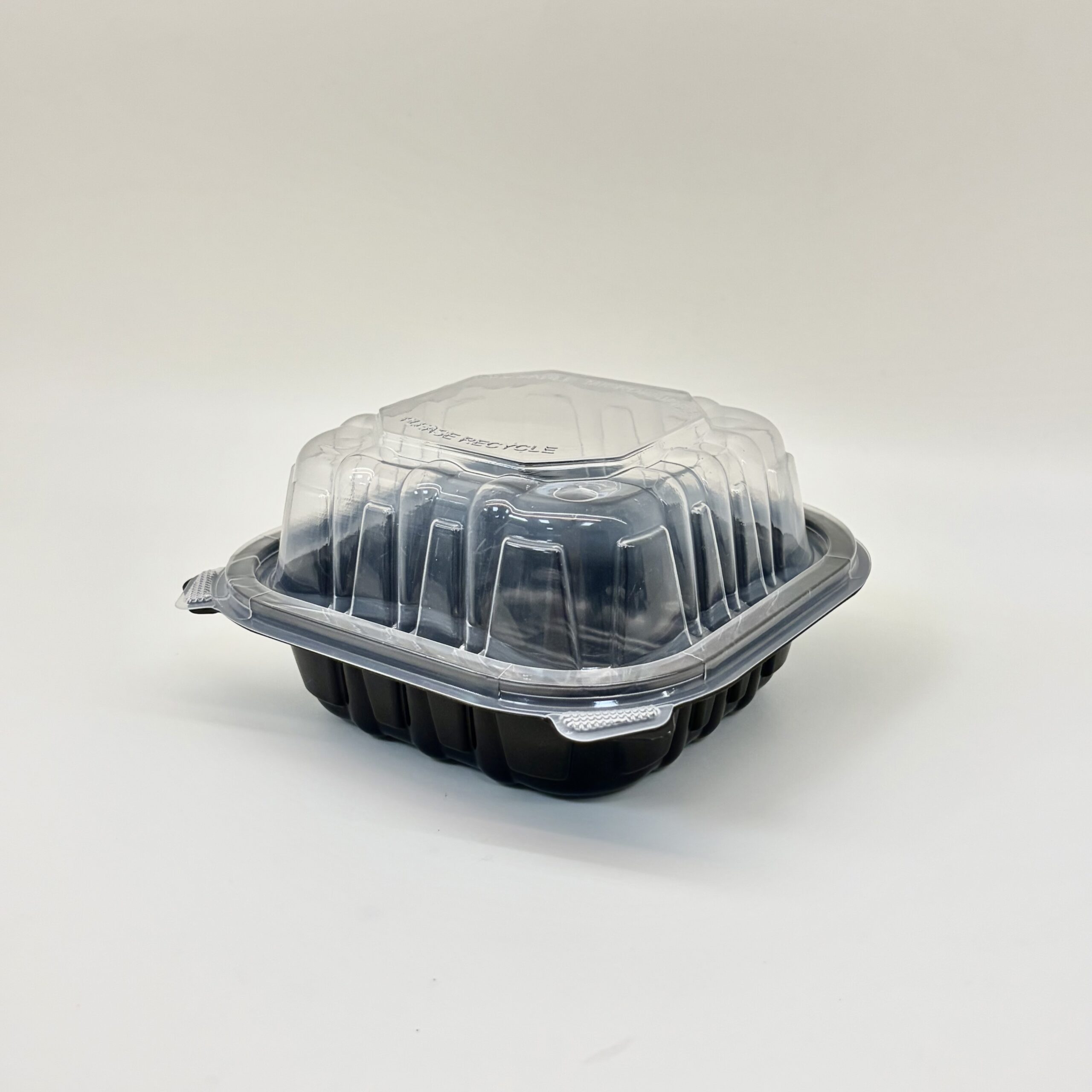 Complete Guide: What is Food Grade Packaging? 5 Black And Clear Hinged Clamshell Takeout Box