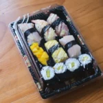 Black Cherry Blossom Sushi Tray Wl 05 Product View Wl 05 1 Square