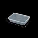 Clear Container Meal Prep Container Re500 Dimensions Wl Re500
