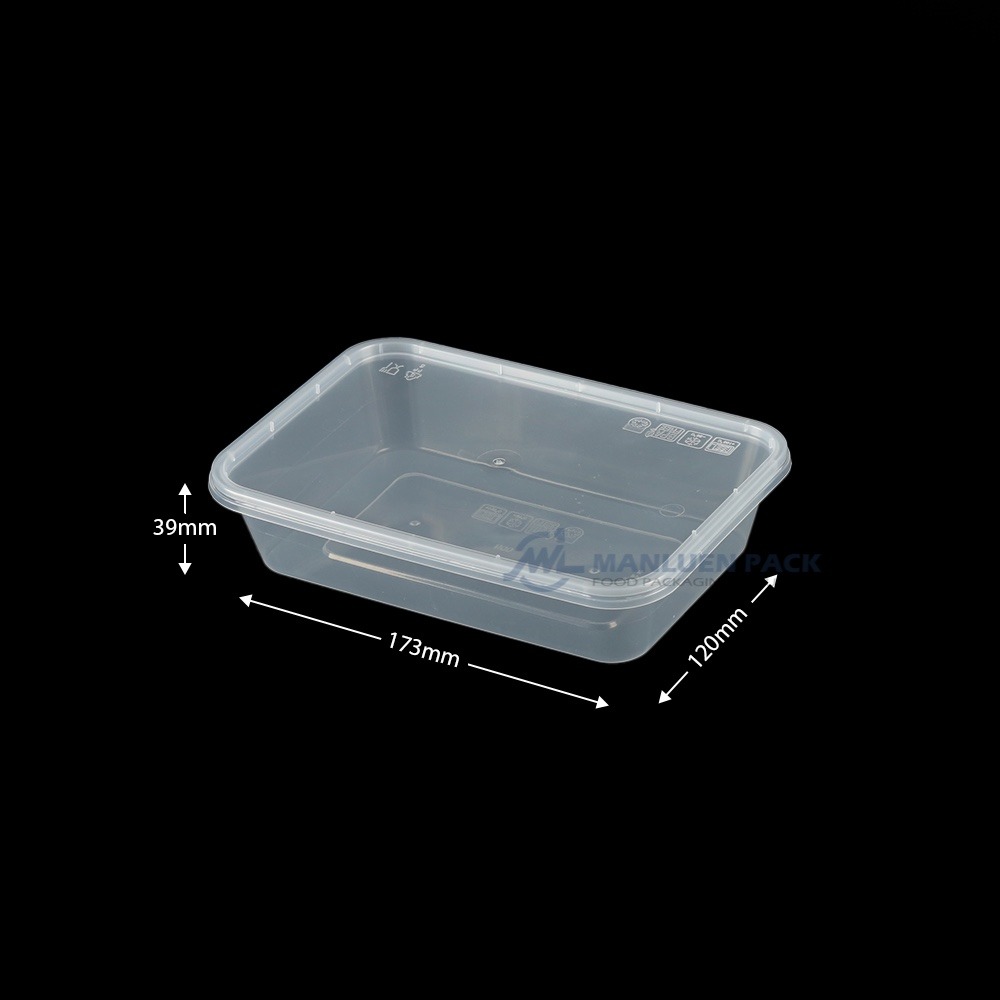 Clear Container Meal Prep Container Re500 Dimensions Wl Re500