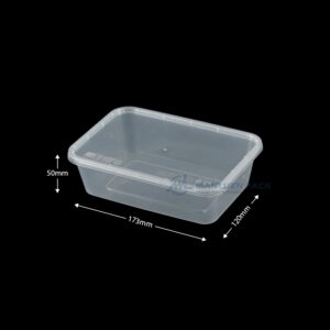 Clear Container Meal Prep Container Re650 Dimensions Wl Re650