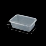 Clear Container Meal Prep Container Re750 Dimensions Wl Re750