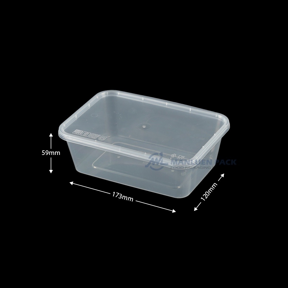 Clear Container Meal Prep Container Re750 Dimensions Wl Re750