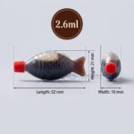 F2 6 Fish Shaped Sauce Bottle 2 6ml Dimensions