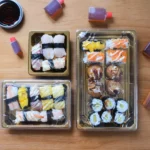 Gold Sushi Tray Shared Product View Square