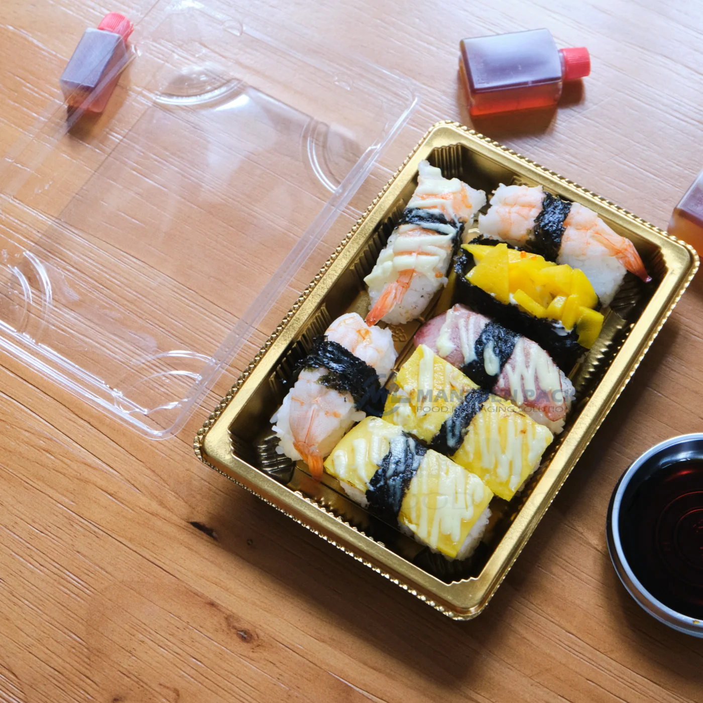 Gold Sushi Tray Wl 03 Product View Wl 03 5 Square