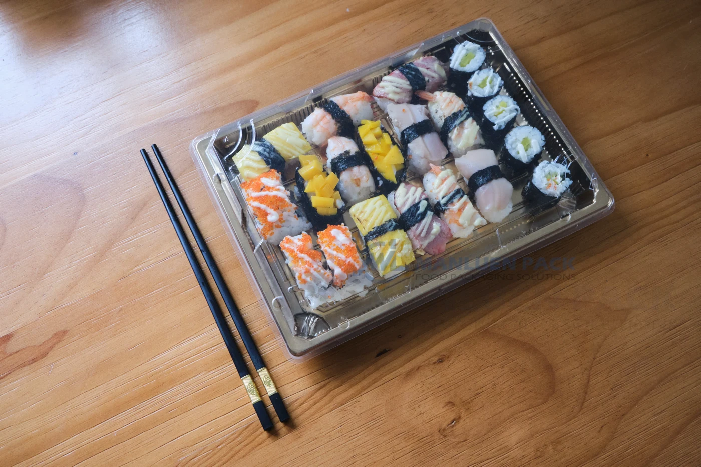 Gold Sushi Tray Wl 11 Product View Wl 11