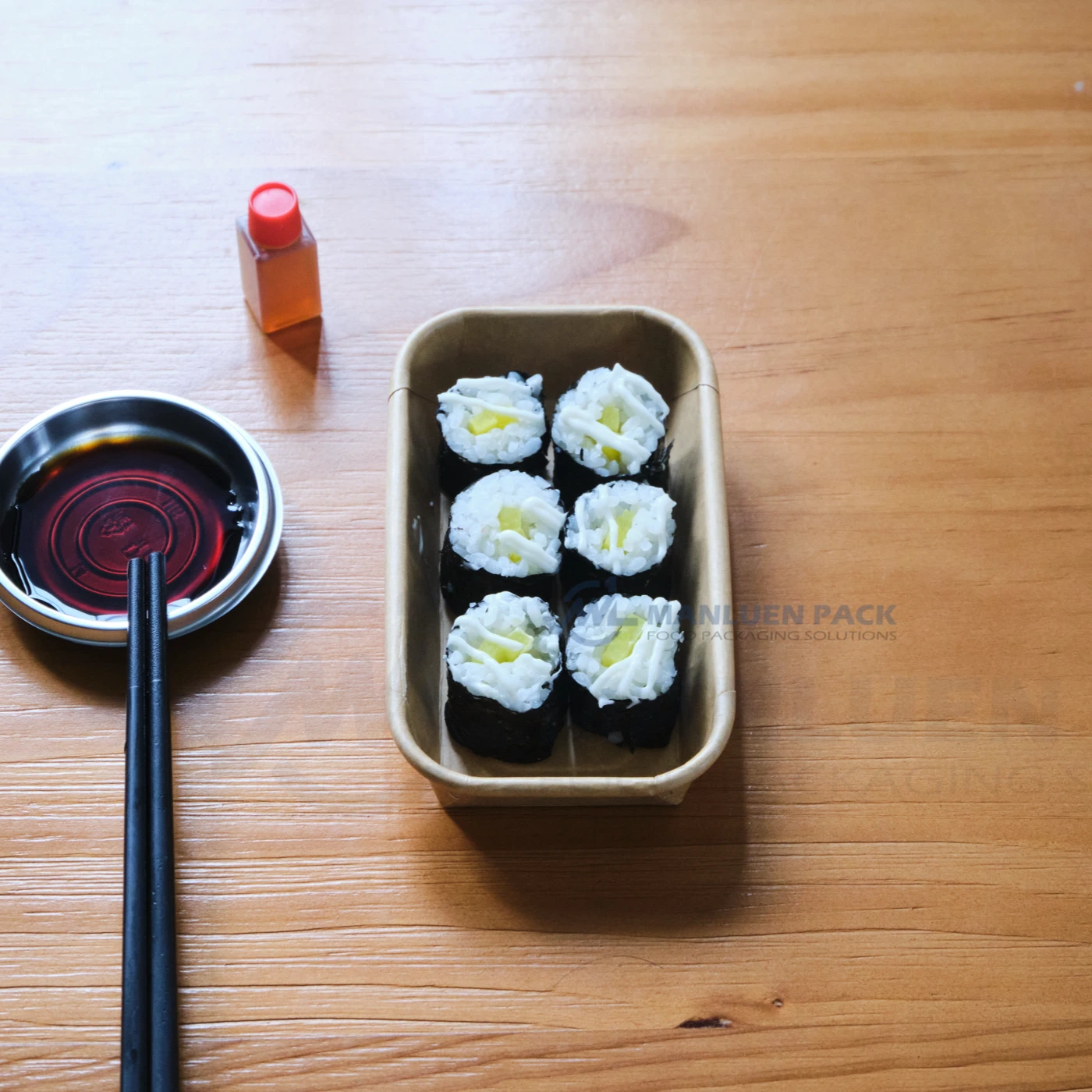Kraft Paper Sushi Box 0 Product View 0 1 Square