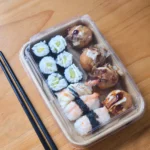 Kraft Paper Sushi Box 5 Product View 5 5 Square