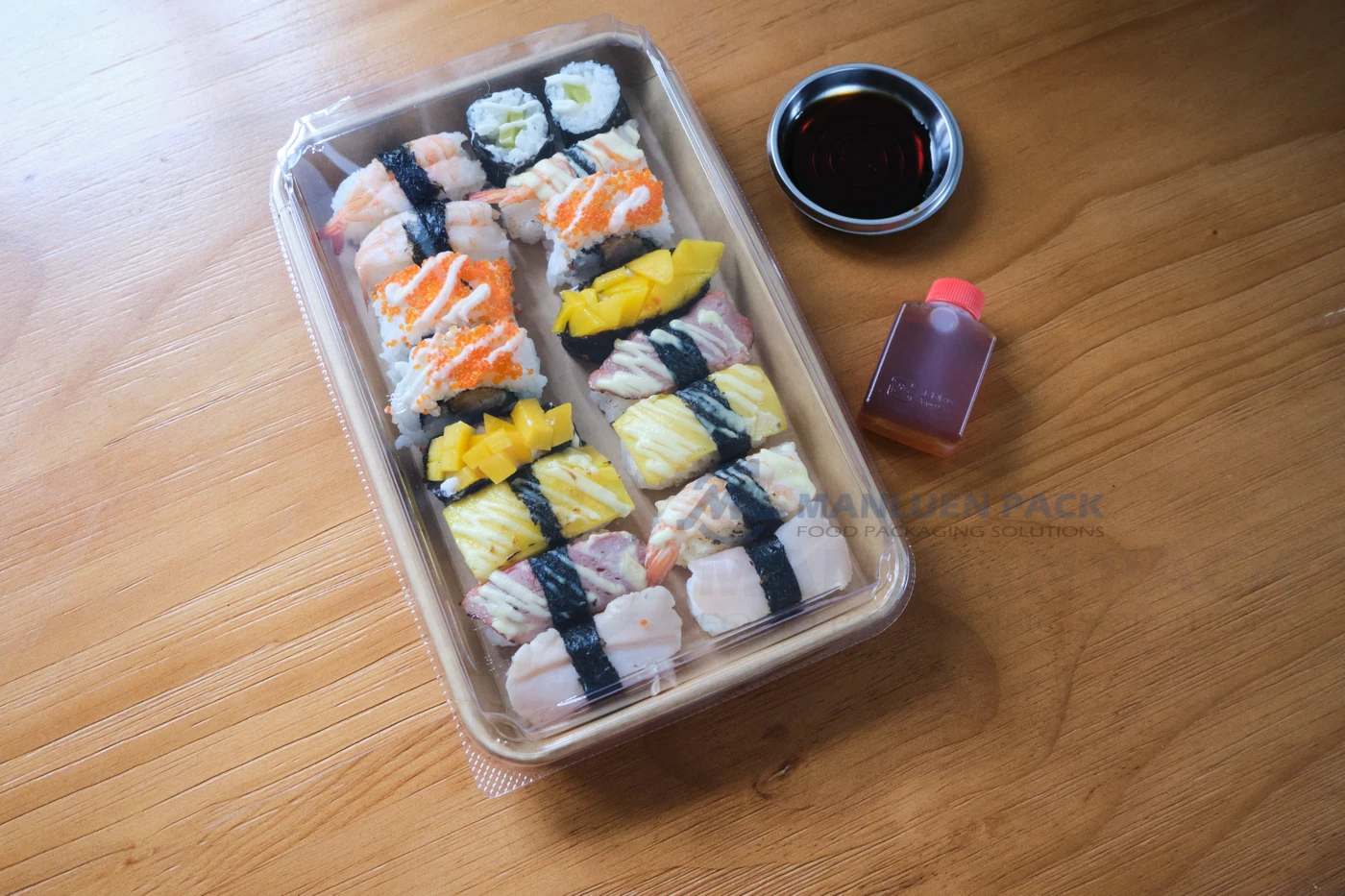 WL-48ML Sauce Bottle for Sushi and Takeaway | Manluen Pack WL-48ML sauce bottle for sushi takeaway bento and larger condiment portions