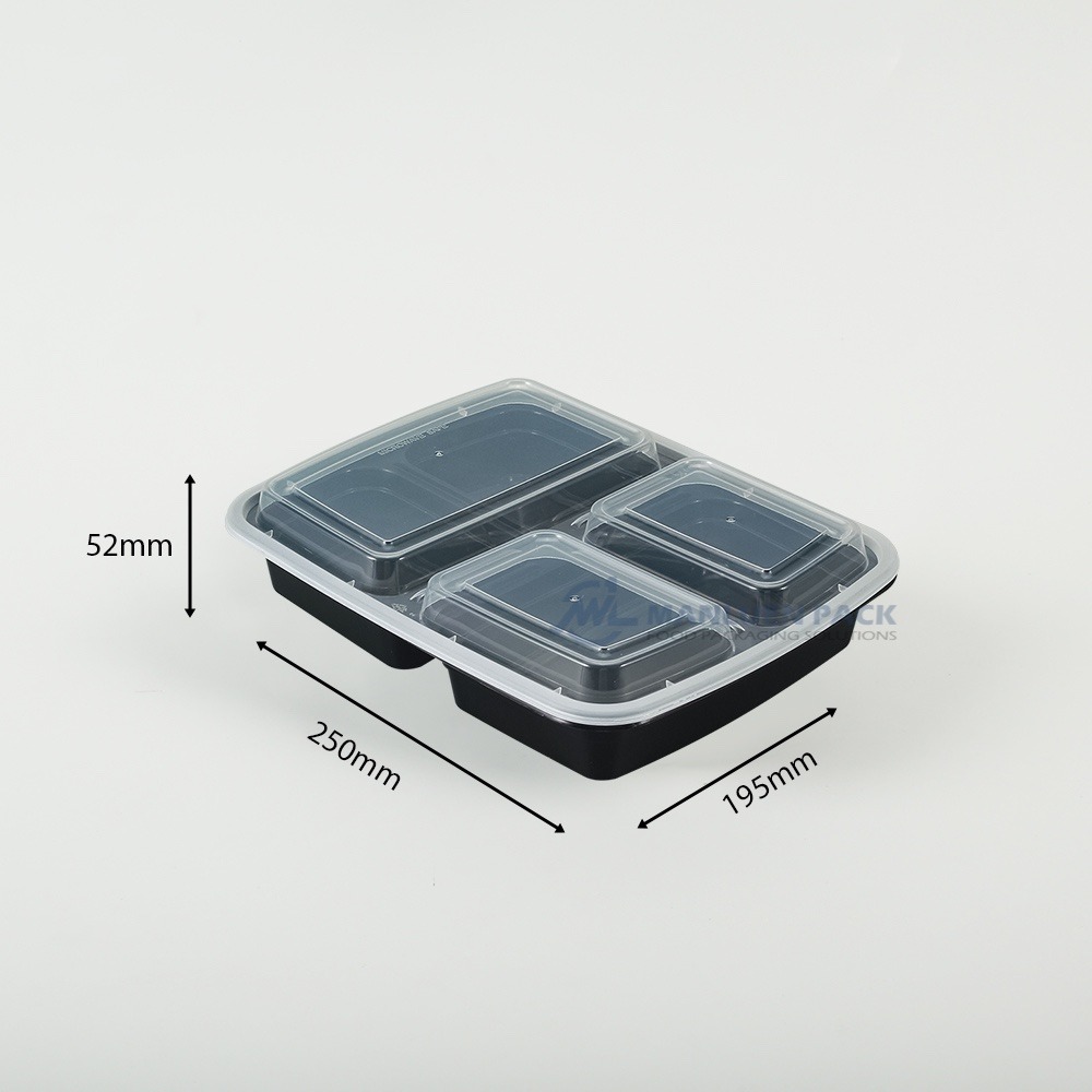 Multi Compartment Meal Prep Container 3039 Dimensions Wl 3039